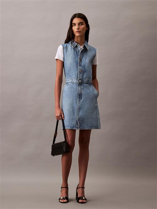 Calvin Klein Jeans Blusekjole  blue denim