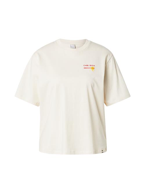 Iriedaily Shirts 'Carb Diem'  gul / cranberry / offwhite