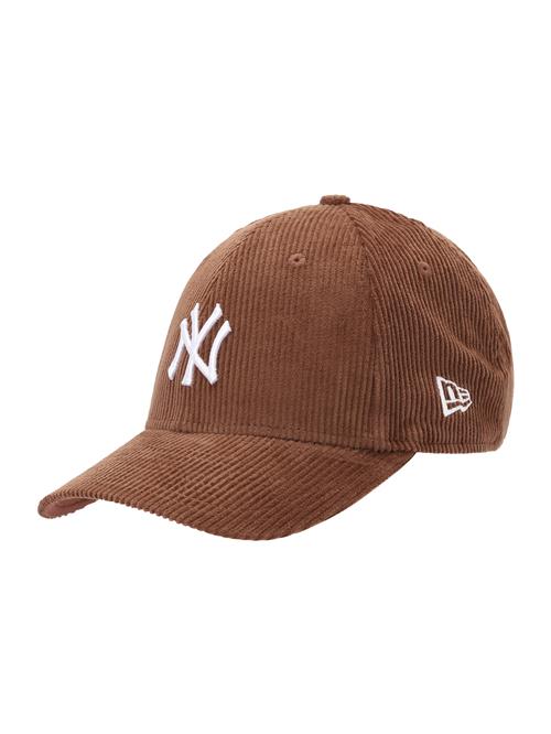NEW ERA Hætte '9FORTY New York Yankees'  mørkebrun / hvid