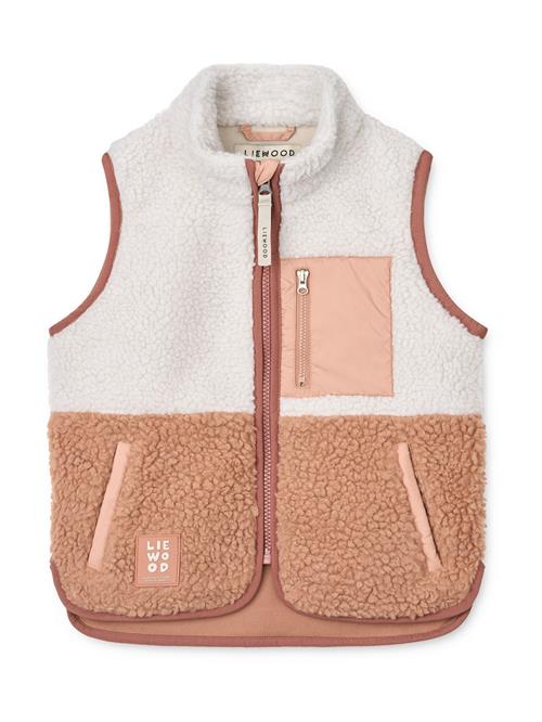 Se Liewood Vest 'Vada'  pink / hvid ved About You
