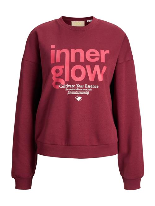 JJXX Sweatshirt 'JXMIMI'  lys pink / cranberry / hvid
