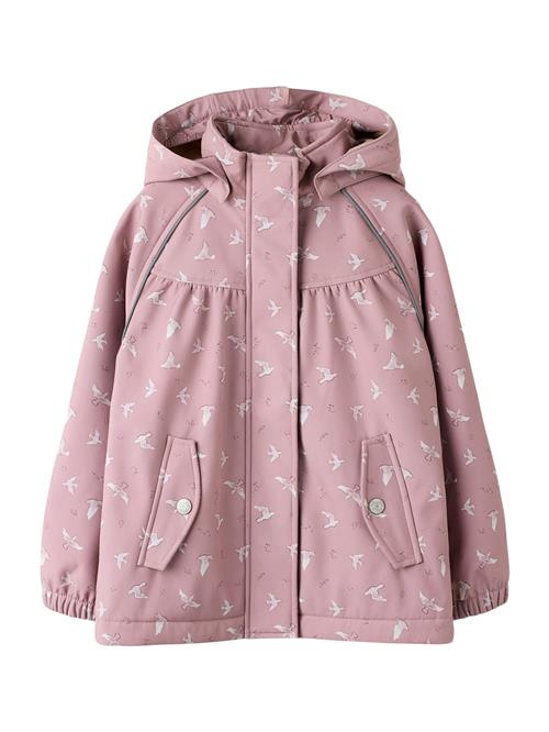 NAME IT Funktionsjakke 'NMFAlfa08'  gammelrosa / hvid