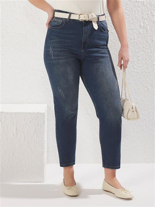 Trendyol Curve Jeans  mørkeblå