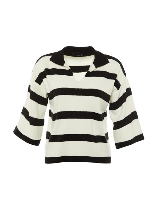 Trendyol Pullover  sort / hvid