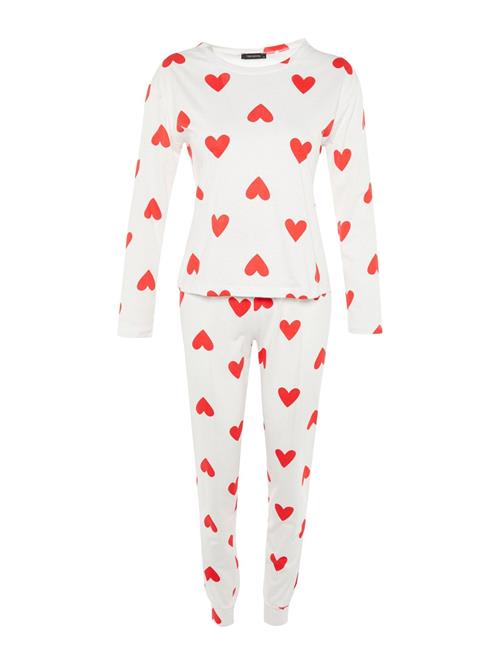 Trendyol Pyjamas  rød / hvid