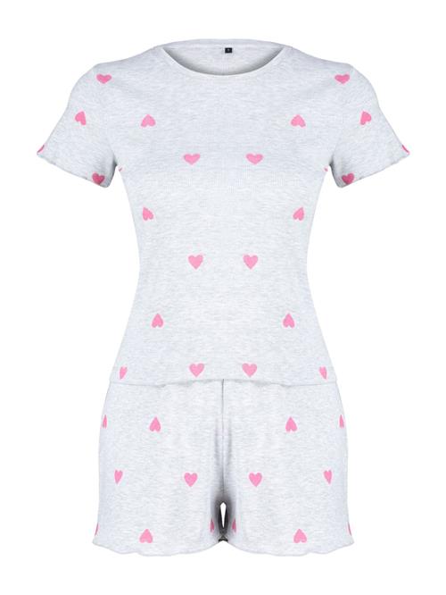 Trendyol Shorty  lysegrøn / lys pink