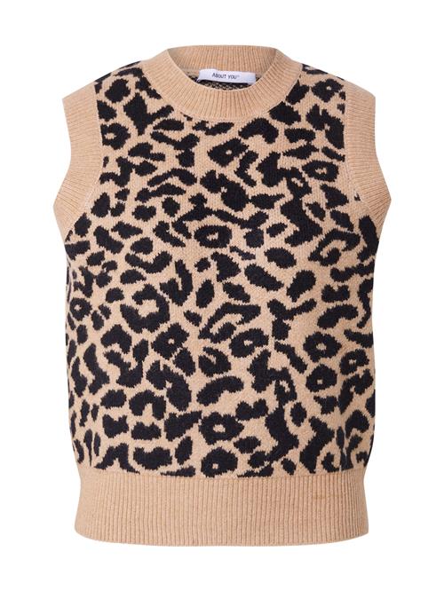 ABOUT YOU Pullover 'Mirell'  beige / sort