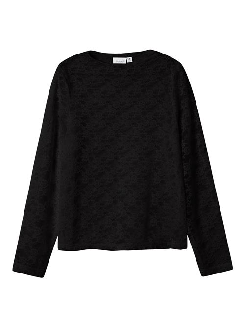 NAME IT Langærmet Blonde Bluse Nace Black
