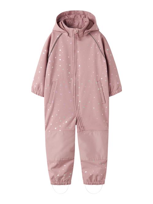 Se NAME IT Softshell Suit Alfa Foil Woodrose Heart hos SmartKidz
