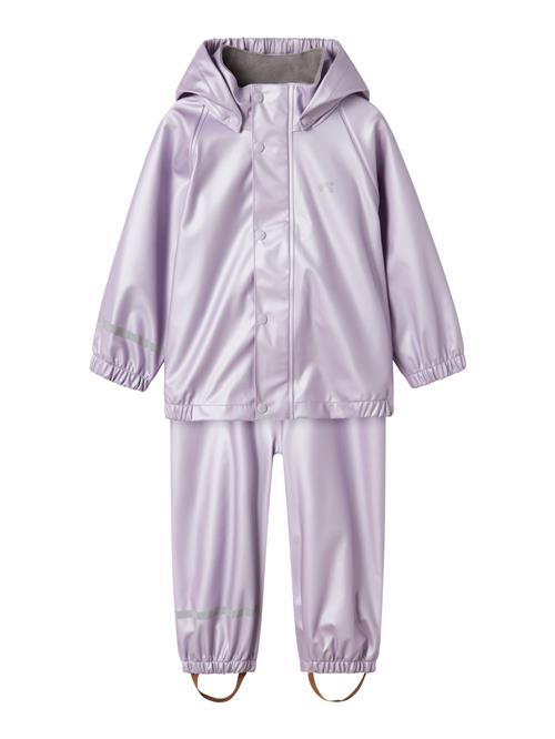 Se NAME IT Regntøj Dry10 Metallic Misty Lilac hos SmartKidz