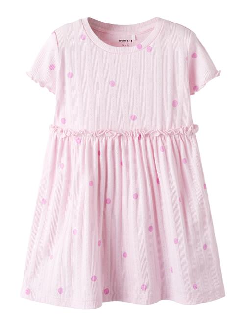 Se NAME IT Rib Kjole Hallie Parfait Pink hos SmartKidz