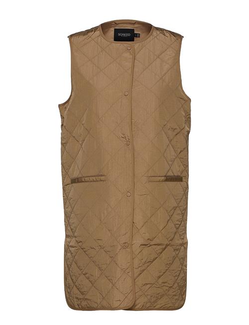 Slumina Waistcoat Soaked In Luxury Brown