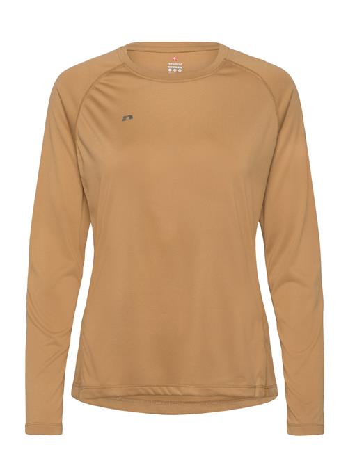 Nwlbeat W T-Shirt L/S Newline Brown