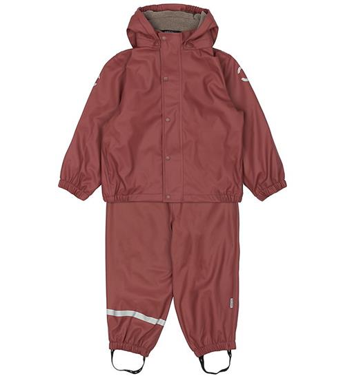 Mikk-Line Regntøj m. Fleece - PU - Apple Butter