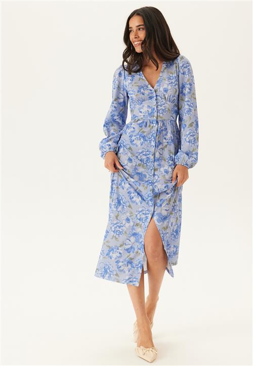 BUBBLEROOM Structure Button Midi Dress