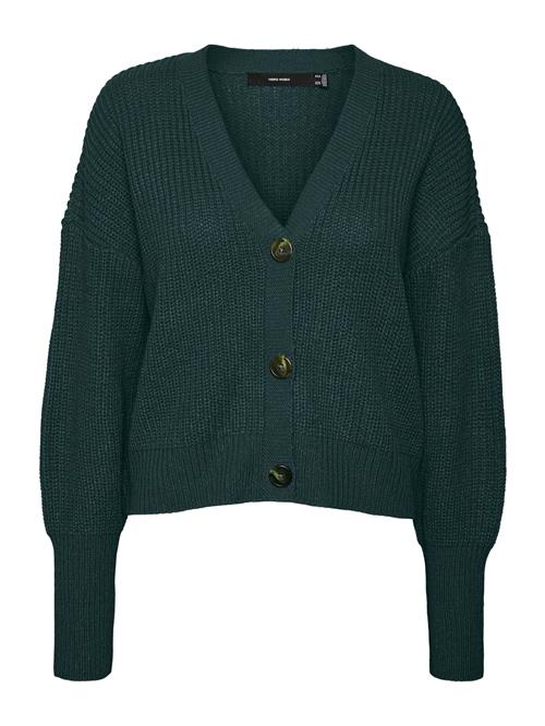 VERO MODA Cardigan 'VMLEA'  mørkegrøn