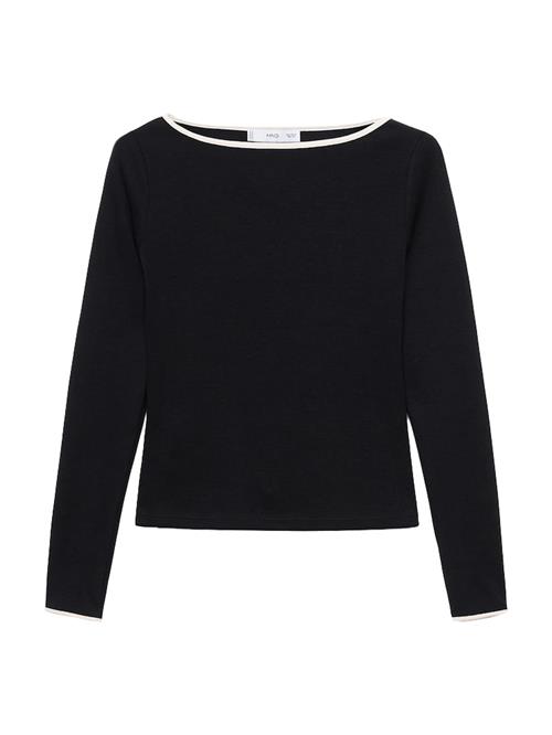 Se MANGO Shirts 'PORTA'  sort / hvid ved About You