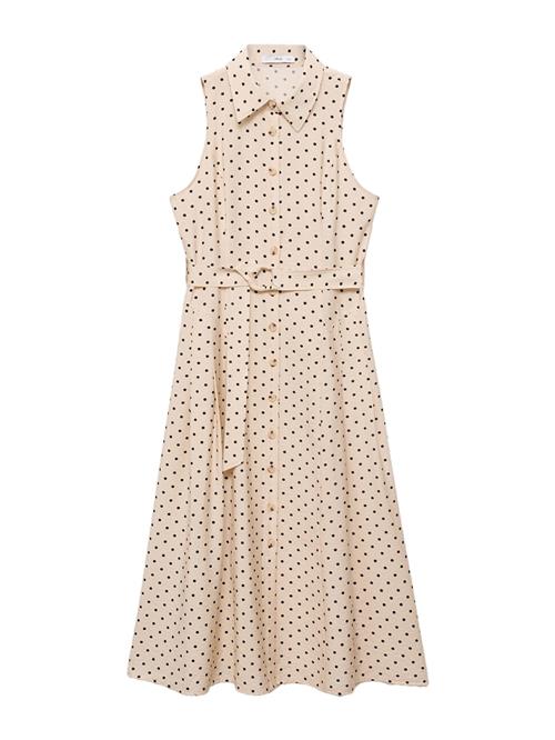 MANGO Blusekjole 'SHOW2'  beige / sort
