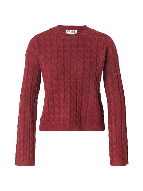 VERO MODA Pullover 'AWLORELLA'  mørkerød
