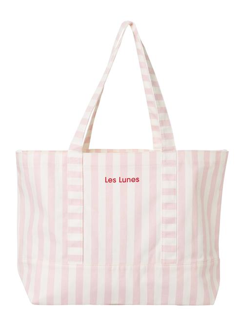 Les Lunes Shopper 'SOLEAA'  lyserød / hvid