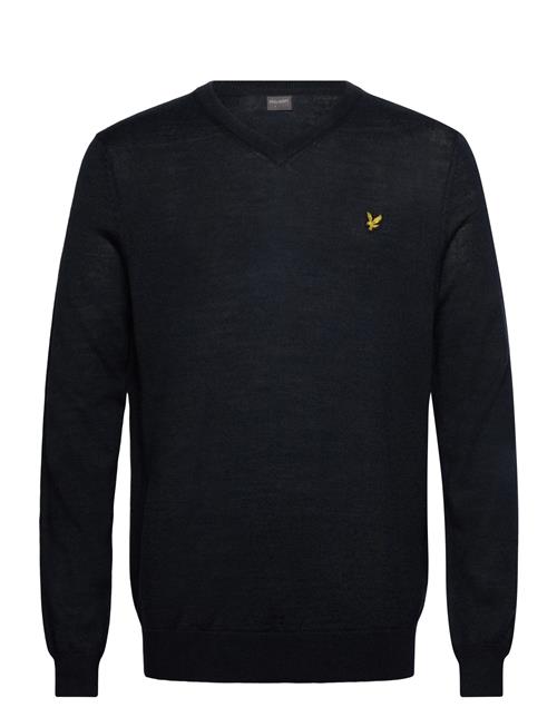 Golf V Neck Pullover Lyle & Scott Sport Navy