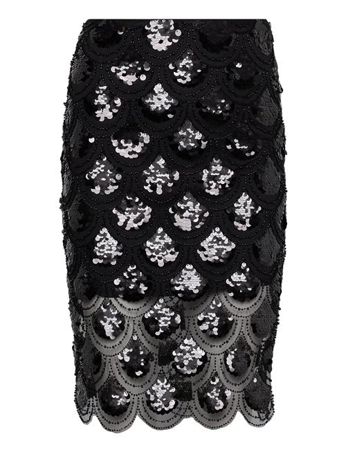 Sequins Pencil Skirt ROTATE Birger Christensen Black