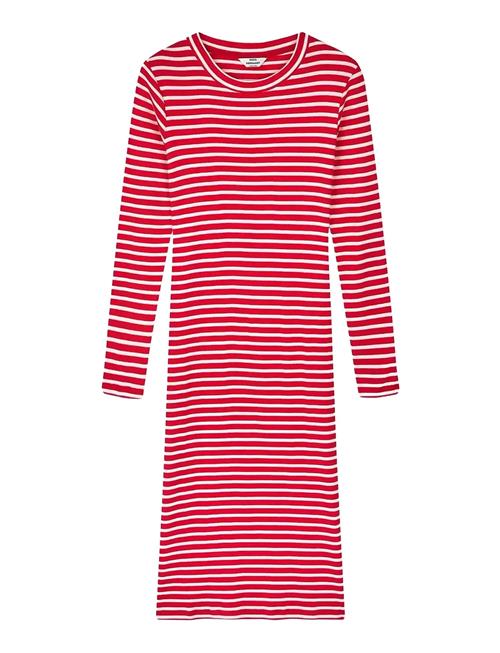 2X2 Cotton Stripe Duba Dress Mads Nørgaard Red