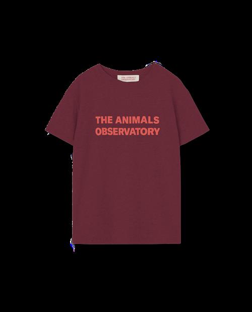The Animals Observatory Orion T-shirt Browned Garnet  Browned Garnet 4y  Brun  4 år  Unisex