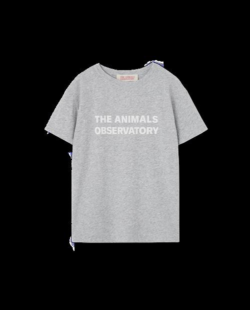 The Animals Observatory Orion T-shirt Medium Grey Heather  Medium Grey Heather 6y  Grå  6 år  Unisex