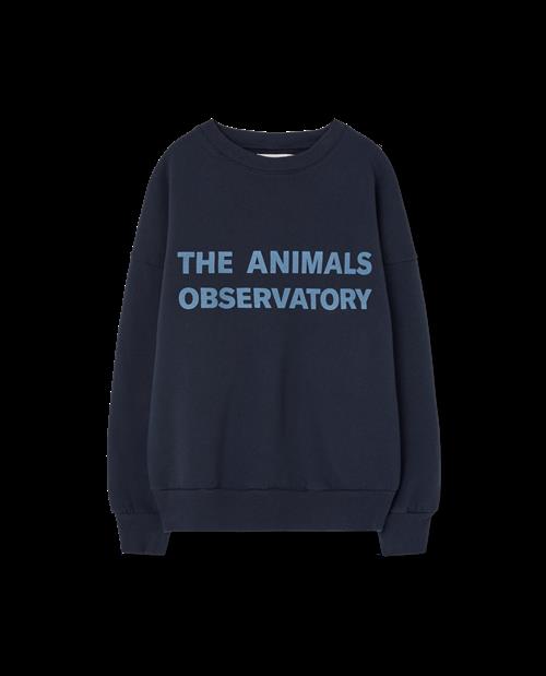 The Animals Observatory Leo Sweatshirt Navy  Navy 4y  Marineblå  4 år  Unisex