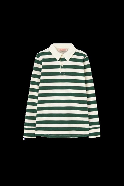 The Animals Observatory Eel Poloshirt Green  Green 6y  Grøn  6 år  Unisex