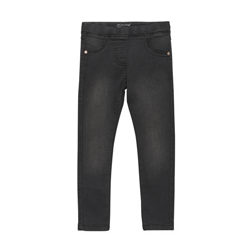 Minymo Stretchy Slim Fit Jeggings Grey Black  104cm    104 cm  kvinde