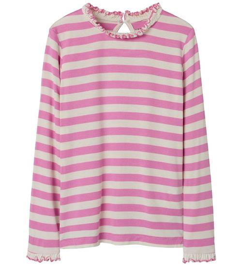 Name It Bluse - NkfPrakula - Fuchsia Pink/Bright White