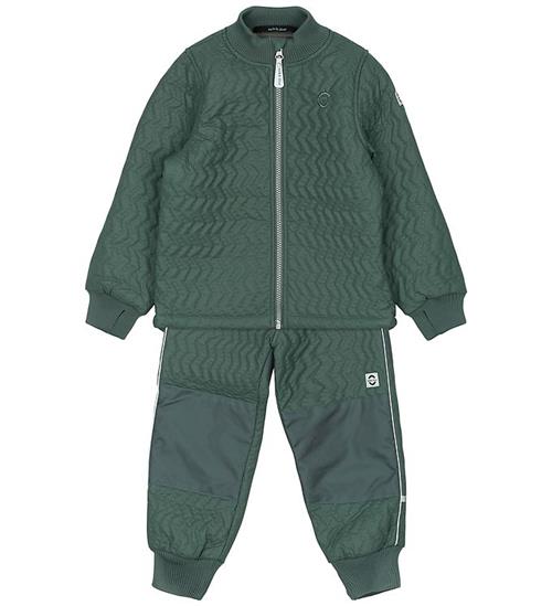 Mikk-Line Termotøj m. Fleece - Duvet - Coated - Balsam Green