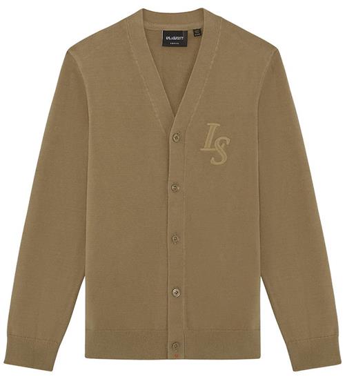 Lyle & Scott Cardigan - Strik - Monogram - Tigers Eye