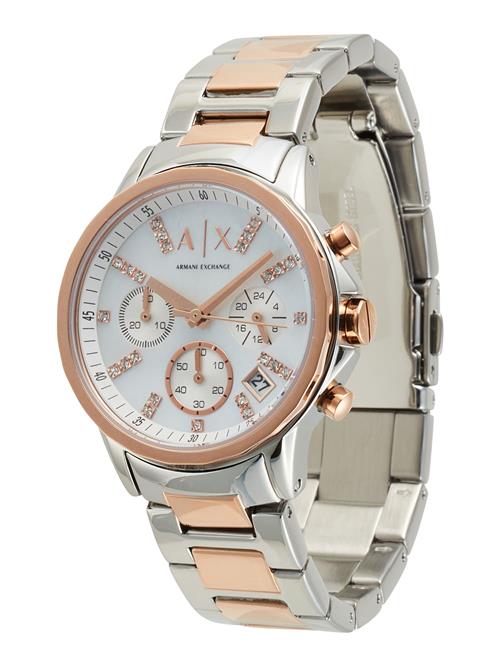 Se ARMANI EXCHANGE Analogt ur  rosa guld / sølv ved About You