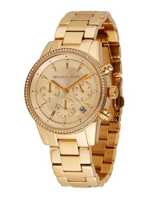 Se MICHAEL Michael Kors Analogt ur 'RITZ, MK6356'  guld ved About You