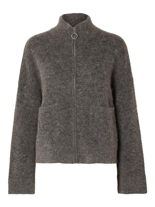 SELECTED Cardigan 'SIA RAS'  grå / grå-meleret