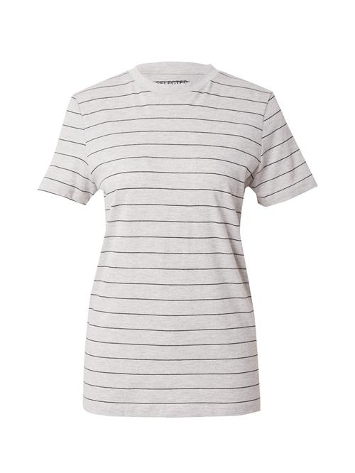 SELECTED Shirts 'JESSY'  grå-meleret / sort