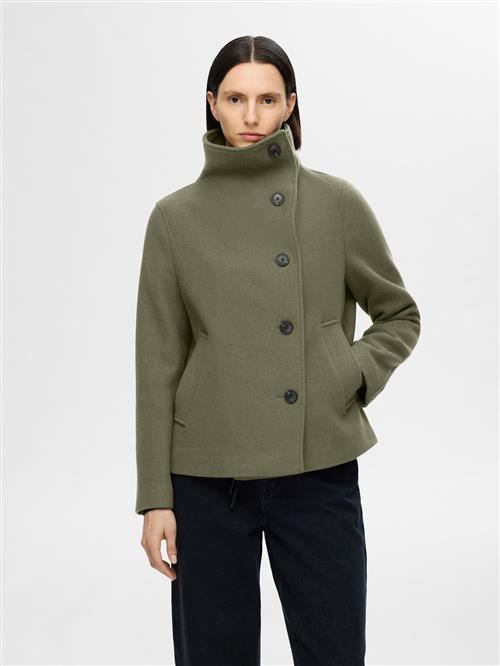 SELECTED Overgangsfrakke  khaki