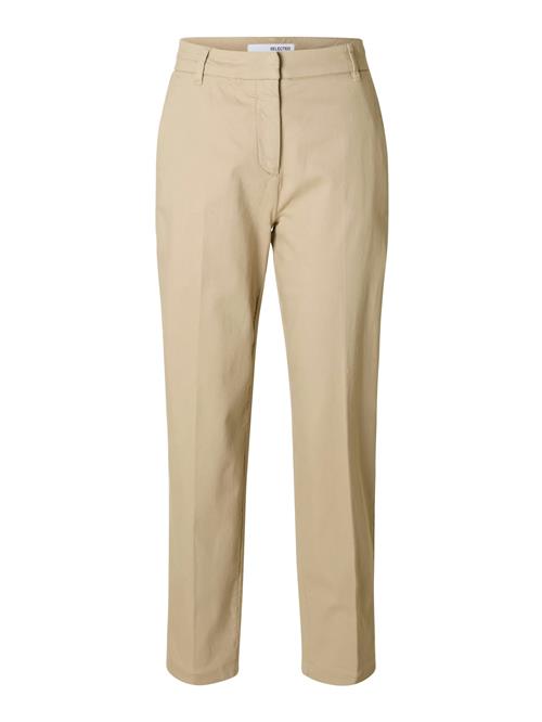SELECTED Lærredsbukser 'SLFVera Rita'  beige