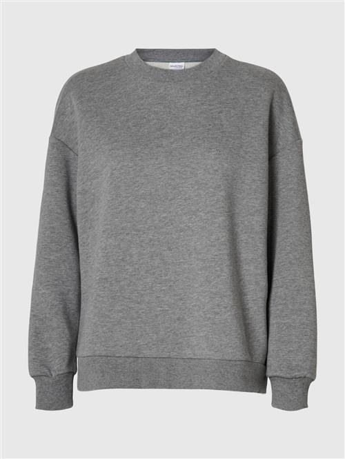 SELECTED Sweatshirt  grå-meleret