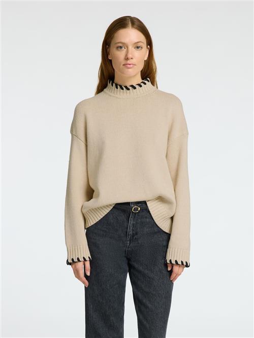 SELECTED Pullover  grå / sort