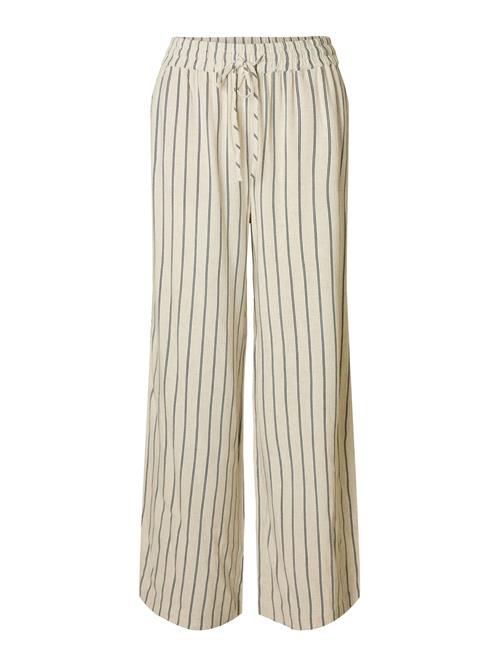 SELECTED Bukser 'SLFVIVA-GULIA'  lysebeige / sort