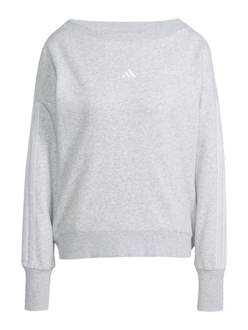 ADIDAS SPORTSWEAR Sportsweatshirt  grå-meleret / hvid