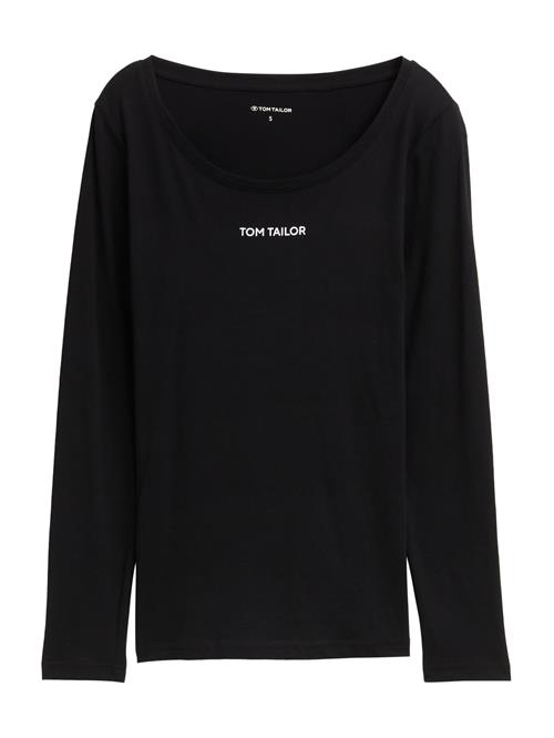 TOM TAILOR Shirts  sort / hvid