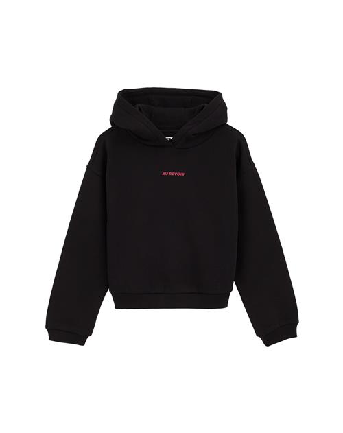 WE Fashion Sweatjakke  rødmeleret / sort