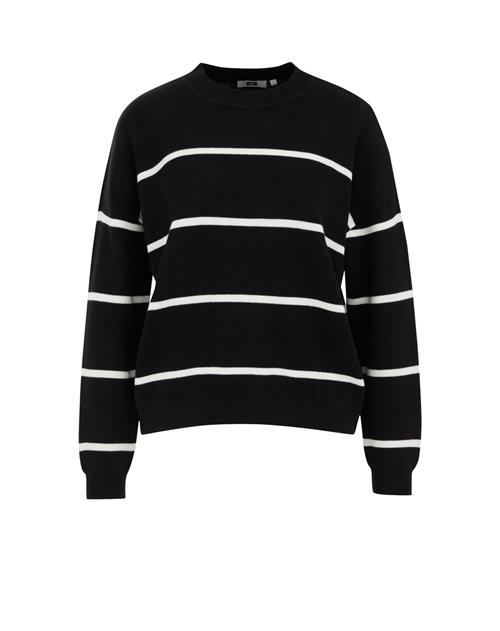 WE Fashion Pullover  sort / hvid