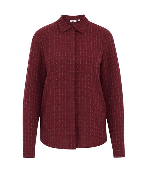 WE Fashion Bluse  vinrød