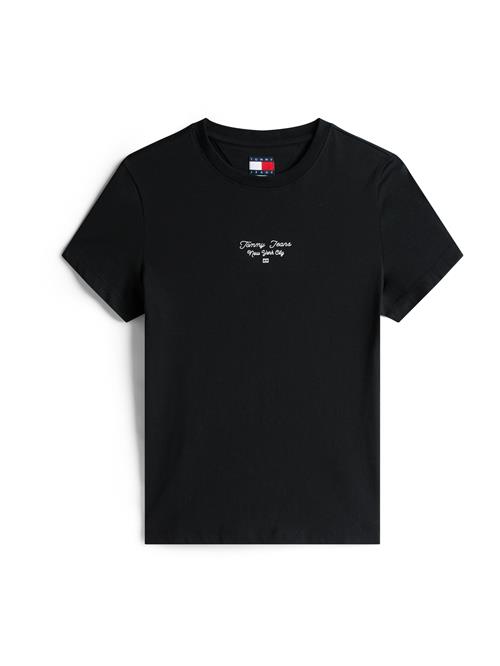 Tommy Jeans Shirts 'ESS'  sort / hvid